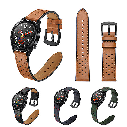 

Genuine Leather Watch Band Wrist Strap for Huawei Watch 2 Pro / Huawei Watch GT / Huawei Honor Magic Bracelet Replaceable Wristband