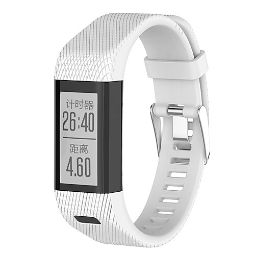 

Watch Band for Vivosmart HR(Plus) Garmin Sport Band / Classic Buckle Silicone Wrist Strap