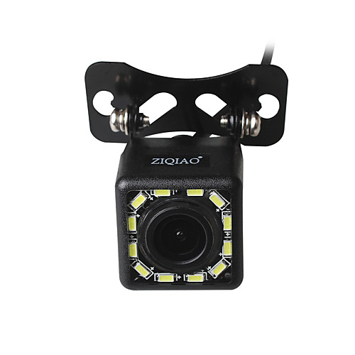 

ZIQIAO 12 LED Lights 170-degree Night Vision Waterproof Car Rear View Backup Camera