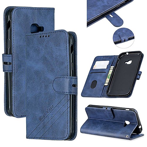 

Case For Samsung Galaxy M10(2019) / Galaxy Xcover 4s Wallet / Card Holder / with Stand Full Body Cases Solid Colored PU Leather Case For Samsung Galaxy M40(2019)
