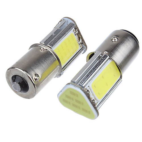 

2pcs 1156 Car Light Bulbs 5 W COB 4 LED Fog Lights / Turn Signal Lights / Brake Lights For universal All years