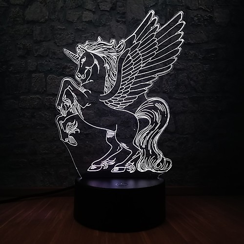 

3D Nightlight For Children Creative Birthday USB 1pc