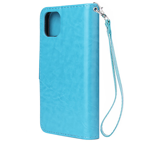 

Phone Case For Apple Back Cover Leather Wallet Card iPhone 12 Pro Max 11 SE 2020 X XR XS Max 8 7 6 iPhone 11 Pro Max SE 2020 X XR XS Max 8 7 6 Wallet Card Holder Ultra-thin Solid Color PU Leather TPU