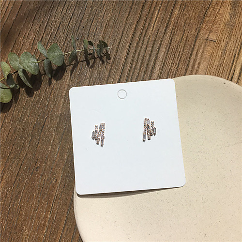 

Women's Earrings Classic Joy S925 Sterling Silver Earrings Jewelry Gold For Gift Daily Festival 1 Pair