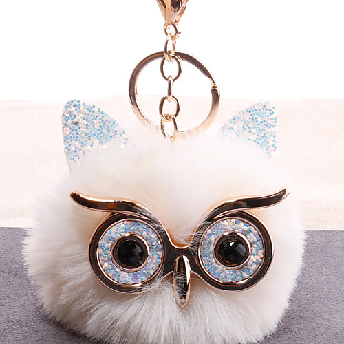 

Keychain Owl Fashion European Korean Ring Jewelry Red / Light Green / Light Purple For Gift Daily