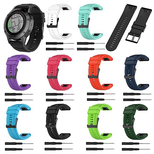 

Watch Band for Fenix 5x / Fenix 3 HR / Fenix6X Garmin Sport Band Silicone Wrist Strap