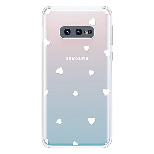 

Case For Samsung Galaxy Galaxy S10 / Galaxy S10 Plus / Galaxy S10 E Ultra-thin / Transparent / Pattern Back Cover Heart TPU