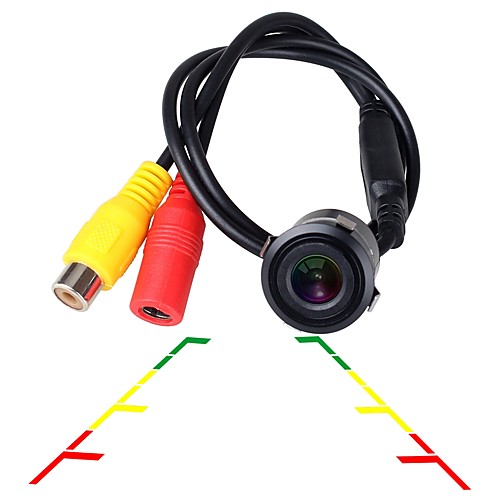 

ZIQIAO Universal HD CCD Night Vision Waterproof 18.5mm Car Reversing Rear View Camera