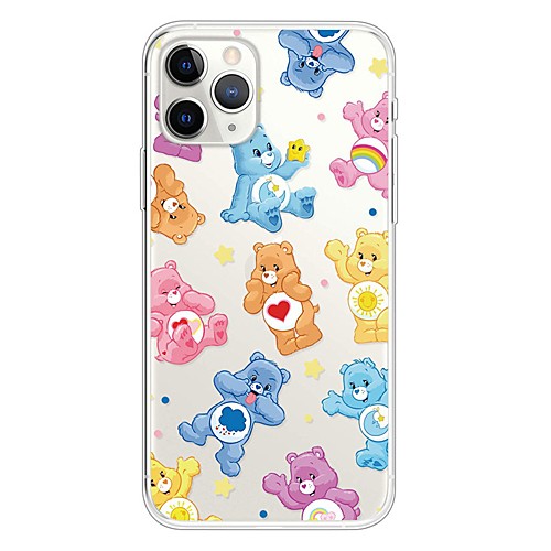 

Case For Apple iPhone 11 / iPhone 11 Pro / iPhone 11 Pro Max Ultra-thin / Transparent / Pattern Back Cover Animal / Cartoon TPU