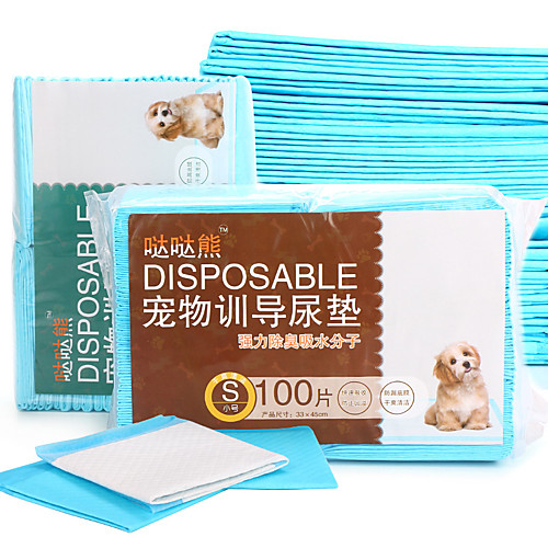 

Dog Training Pet Training and Puppy Pads Portable Foldable Dog Breathable Soft Safety Nonwoven Behaviour Aids For Pets