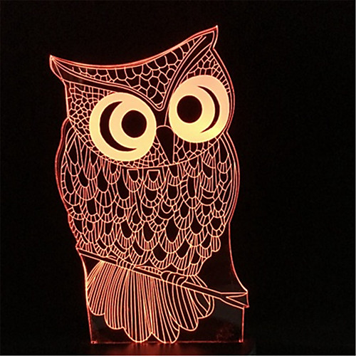 

3D Nightlight For Children Creative Birthday USB 1pc