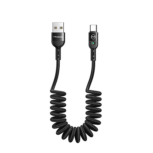 

Type-C Cable 1.8m(6Ft) Retractable / Braided / LED Aluminum / Nylon USB Cable Adapter For Macbook / Samsung / Huawei