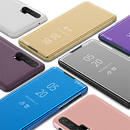 

Luxury Smart Clear View Mirror Flip Stand Phone Case for Huawei Honor 20 20 Pro 9X 9X Pro 8X 8X Max Honor 10 Lite