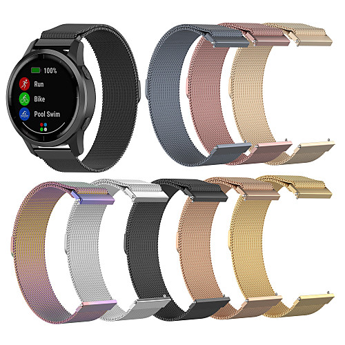 

Milanese Loop Strap for Garmin Vivoactive 4/Fenix Chronos Stainless Steel Bracelet