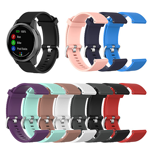 

Silicone Sport Watch Band Strap For Garmin vivoactive 4 Size S L