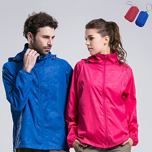

Women's Men's Hiking Raincoat Hiking Skin Jacket Hiking Windbreaker Summer Outdoor UV Sun Protection Windproof Sunscreen UV Resistant Jacket Hoodie Top Waterproof Camping / Hiking Fishing Climbing