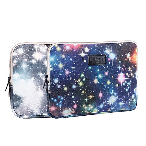 

10 Inch Laptop / 12 Inch Laptop / 13.3 Inch Laptop Sleeve Polyester / Cotton Blend / Canvas Galaxy Unisex Water Proof Shock Proof