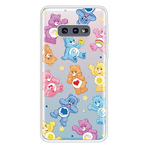 

Case For Samsung Galaxy Galaxy S10 / Galaxy S10 Plus / Galaxy S10 E Ultra-thin / Transparent / Pattern Back Cover Animal / Cartoon TPU