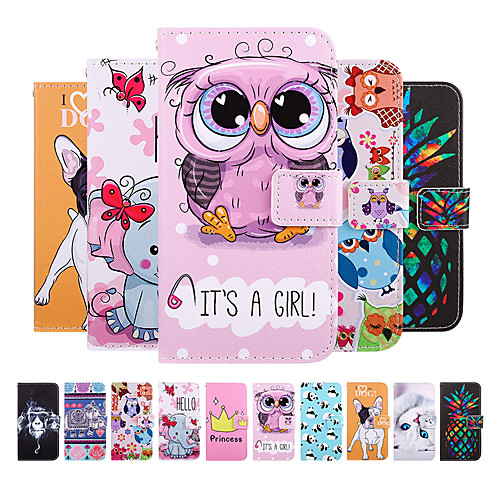 

Case For Apple iPhone 11 / iPhone 11 Pro / iPhone 11 Pro Max Wallet / Card Holder / with Stand Full Body Cases Animal PU Leather / TPU