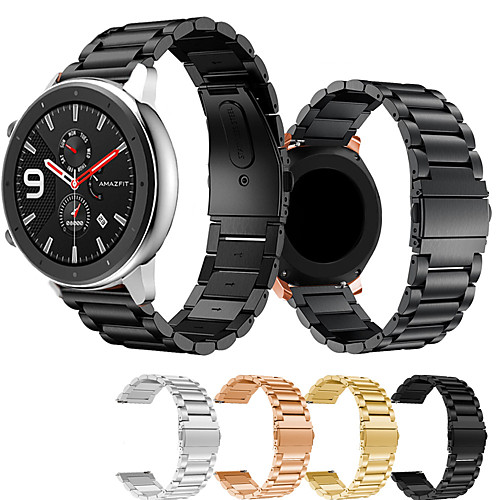 

Metal Stainless Steel Watch Band Wrist Strap for Xiaomi Huami Amazfit GTR 42mm / Amazfit Bip Youth Smart Watch Bracelet Wristband Replaceable Accessories