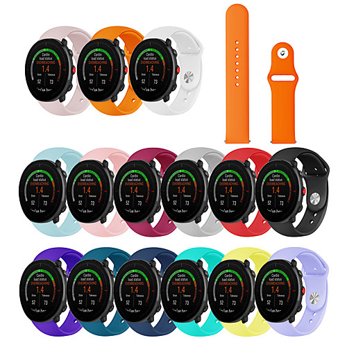

Soft Silicone Rubber Watch Band Wrist Strap For POLAR Vantage M Watch