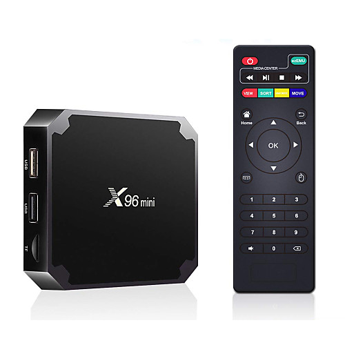 

X96 Mini Android TV BOX New X96mini Android 7.1 OS Smart TV Box 2GB 16GB Amlogic S905W Quad Core 2.4GHz WiFi Media Player Box 1GB 8GB