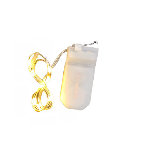 

1m Flexible LED Light Strips 10 LEDs SMD 0603 1pc Warm White Waterproof Party Batteries Powered