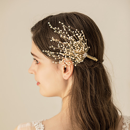

Imitation Pearl / Alloy Headdress / Hair Clip with Metal 1pc Wedding / Party / Evening Headpiece