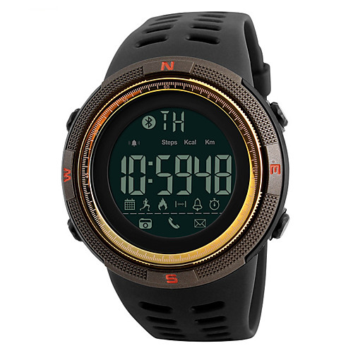 

Men's Sport Watch Digital Watch Digital Digital Casual Water Resistant / Waterproof Bluetooth Calendar / date / day / One Year / Silicone