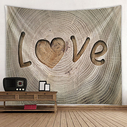 

Valentine's Day Wall Tapestry Art Decor Blanket Curtain Hanging Home Bedroom Living Room Decoration Annual Ring Love