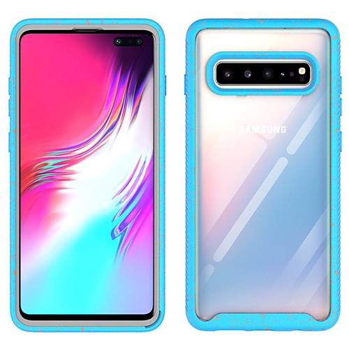 

Case For Samsung Galaxy S9 / S9 Plus / Galaxy S10 Shockproof / Dustproof Back Cover Transparent TPU / PC Case For Samsung Galaxy S10 E / Samsung Galaxy S10 Plus/ Samsung Galaxy S10 5G