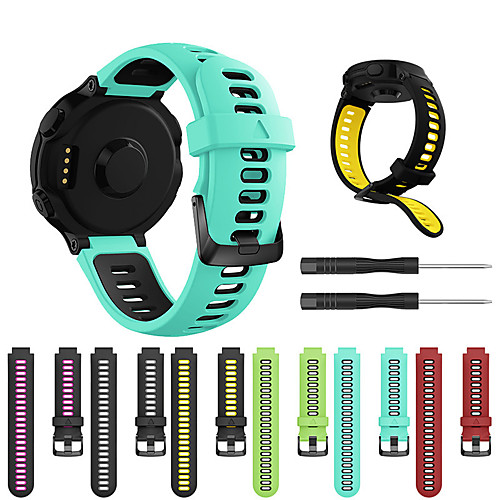 

Watch Band For Forerunner 735 / Forerunner 630 / Forerunner 620 Garmin Sport Band / Classic Buckle Silicone Wrist Strap
