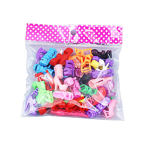 

Doll Shoes For Barbiedoll Solid Colored Solid Color Polyester Shoes For Girl's Doll Toy