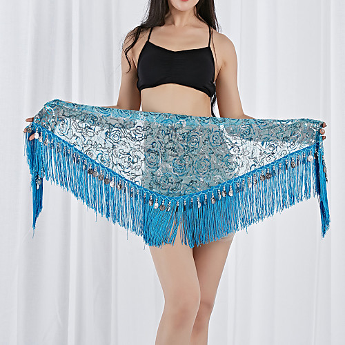 

Belly Dance Women's Polyster Tassel / Paillette Hip Scarf