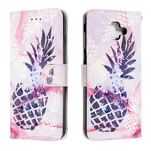 

Case For Samsung Galaxy J6 (2018) / J4 (2018) / Galaxy J4 Plus(2018) Wallet / Card Holder / Flip Full Body Cases Food PU Leather For Samsung Galaxy J6 Plus/M10/M20/M30