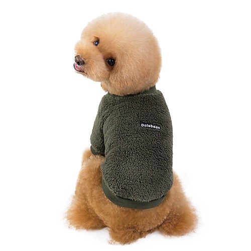 

Dogs Hoodie Sweatshirt Dog Clothes Quotes & Sayings Stripes Fuchsia Pink Gray Fleece Fabric Costume For Pomeranian Poodle Dachshund Fall Spring Unisex Simple Style Casual / Daily