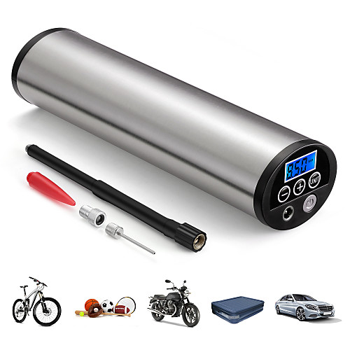 

150PSI Mini Inflator Electric Portable Car Bicycle Pump Electric Auto Air Compressor Pumps EU PLUG with LCD Display