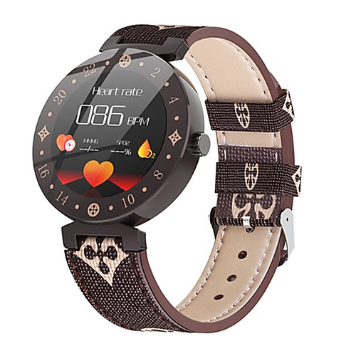 

Women's Digital Watch Casual Fashion White Brown PU Leather Digital WhiteCoffee White Water Resistant / Waterproof Bluetooth Smart 30 m 1 set Digital