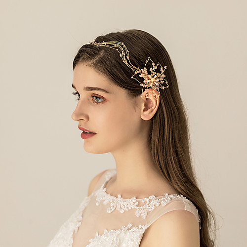 

Alloy Headbands / Headdress with Metal 1pc Wedding / Party / Evening Headpiece