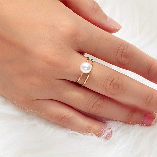 

Band Ring Classic Gold Alloy Dream Artistic Luxury Unique Design 1pc 9 / Women's