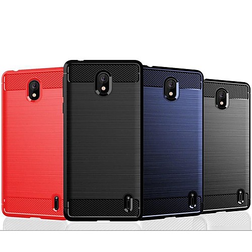 

Case For Nokia 9 / Nokia 1 Plus / Nokia 8 Sirocco Shockproof / Ultra-thin Back Cover Solid Colored / Lines / Waves TPU / Carbon Fiber Case For Nokia 4.2 / Nokia 3.2 / Nokia X6 / Nokia X5 / Nokia 7.1
