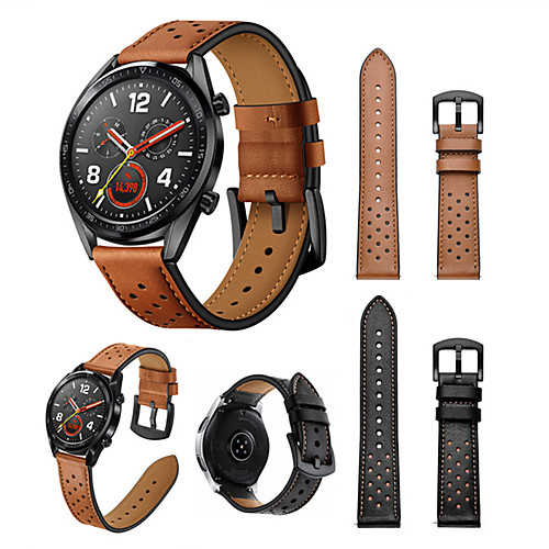 

Quick Fit First Layer Genuine Leather Watch Band Strap For Huawei Watch GT/Watch GT Active/Watch2 Pro/2 Classic/Honor Magic