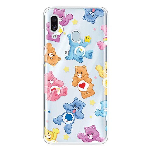 

Case For Samsung Galaxy A6 (2018) / Galaxy A7(2018) / Galaxy A10(2019) Ultra-thin / Transparent / Pattern Back Cover Animal / Cartoon TPU