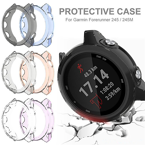 

TPU Protective Case For Garmin Forerunner 245/245M Protection Cover Shell For Garmin Forerunner 245/245M Smart Watch Wearable Accessories