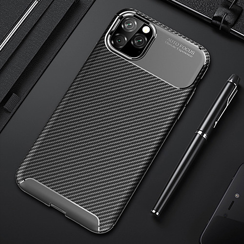 

Phone Case For iphone 11 Pro Max Soft Silicon Back Cover Carbon Fiber TPU Shockproof Case For iphone XS Max XR X 8 Plus 8 7 Plus 7 6 Plus 6