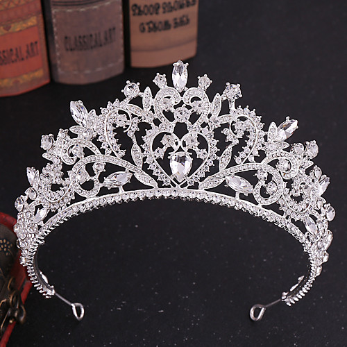 

Alloy Tiaras / Headdress / Headpiece with Sparkling Glitter / Glitter 1pc Wedding Headpiece