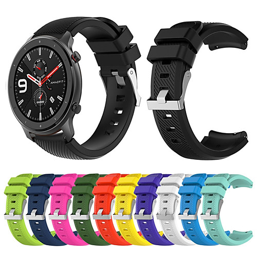 

Sport Silicone Watch Band Wrist Strap for Xiaomi Huami Amazfit GTR 47mm Bracelet Wristband Replaceable Accessories