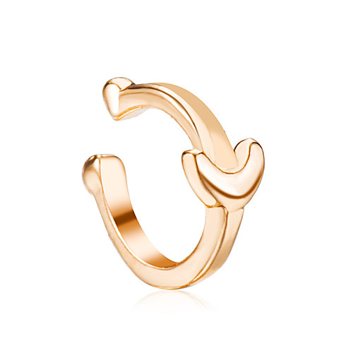 

Women's Ear Cuff Classic Moon Korean Fashion Modern Cute Earrings Jewelry Gold / Silver For Daily Street Holiday Work 1pc
