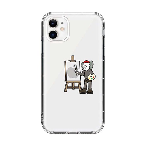 

Case For Apple iPhone 11 / iPhone 11 Pro / iPhone 11 Pro Max Ultra-thin / Transparent / Pattern Back Cover Transparent / Cartoon TPU