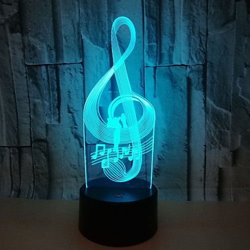 

Note 3D Colorful Visual Lights Colorful Touch 3D LED Lights